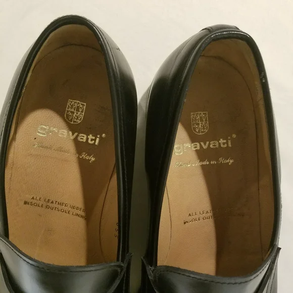 Gravati Italy handmade leather shoes 10.5 - Picture 7 of 10